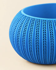 Sunburst Bowl Planter – close-up of the printed texture