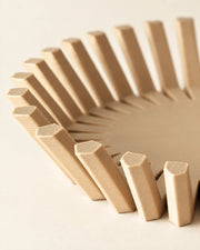 Sunburst Dish – close-up of the printed texture