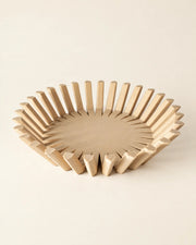 Sunburst Dish – three-quarter studio view