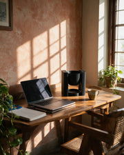 Suspended Frame Planter – on a work desk in morning sun