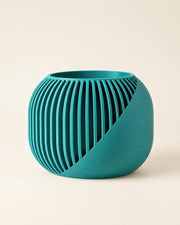 Sweep Fin Planter – three-quarter studio view