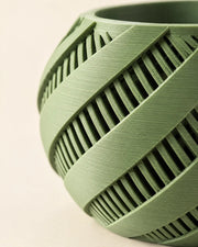 Swirl Slat Planter – close-up of the printed texture