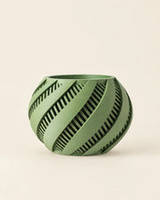 Swirl Slat Planter – front view