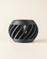 Swirl Slot Orchid Planter – front view
