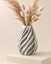Swirl Twist Vase – styled in use