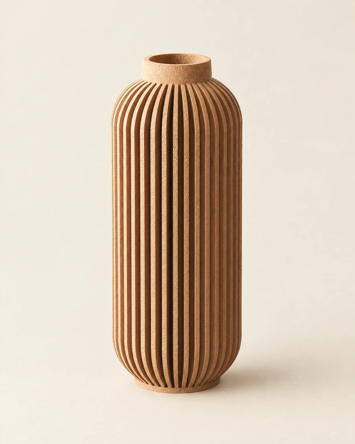 Tall Rib Bottle Vase