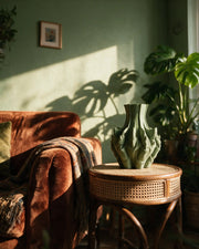 Talon Vase – on a side table at golden hour