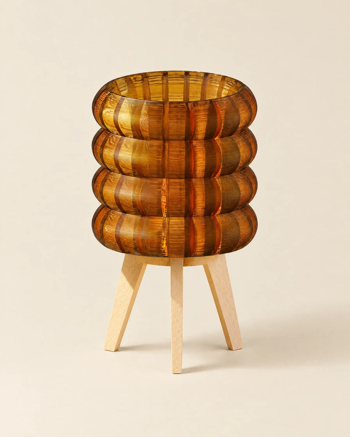 Tripod Rib Table Lamp