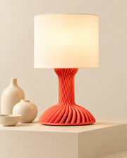 Twist Flare Table Lamp – styled in use