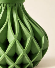 Twist Lattice Table Lamp – close-up of the printed texture