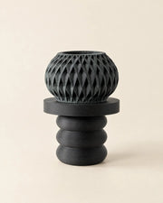Twist Pedestal Display Stand – three-quarter studio view