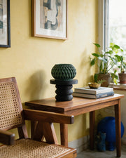 Twist Pedestal Display Stand – styled on a console