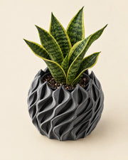Twisted Flame Planter – styled in use