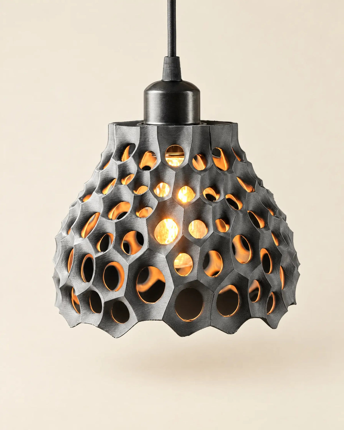 Voronoi Dome Pendant Light