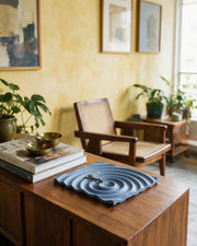 Waterdrop Tray – styled on a console