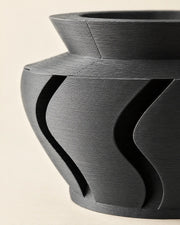 Wave Cut Planter – close-up of the printed texture