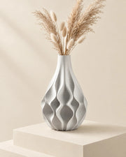 Wave Facet Vase – styled in use