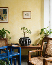 Wave Fin Planter – styled on a console