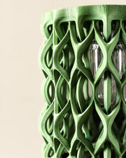 Wave Lattice Pendant Light – close-up of the printed texture