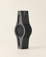 Wave Slab Fin Vase – front view