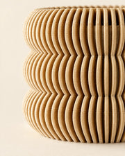 Wavy Ring Orchid Planter – close-up of the printed texture