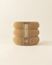 Wavy Ring Orchid Planter – front view