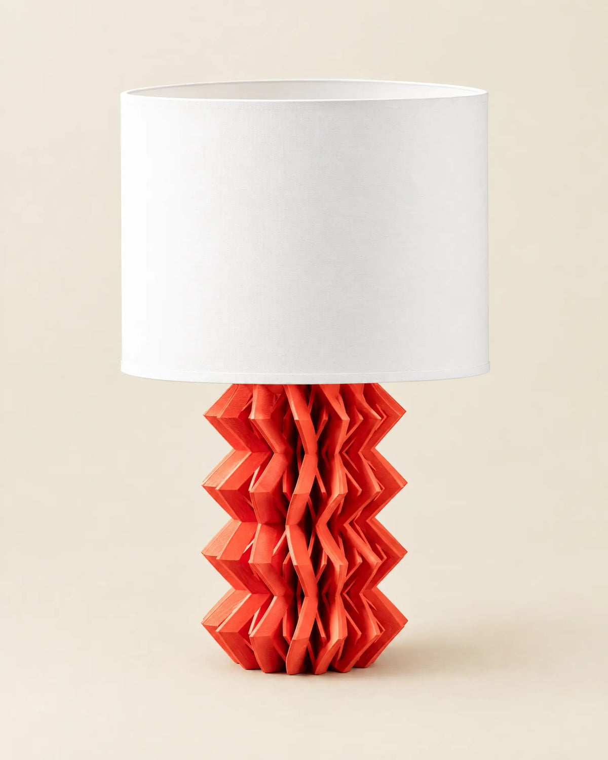 Zigzag Base Table Lamp