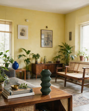 Zigzag Bud Vase – styled on a console