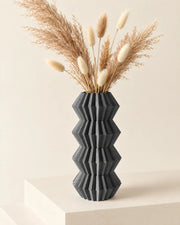 Zigzag Fold Vase – styled in use