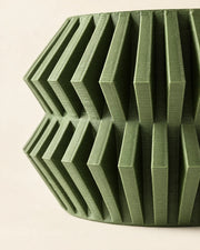 Zigzag Hex Planter – close-up of the printed texture