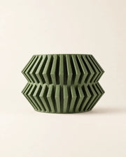 Zigzag Hex Planter – front view