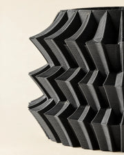 Zigzag Layer Planter – close-up of the printed texture