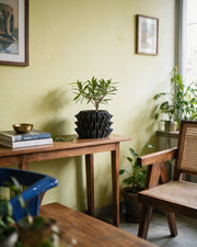 Zigzag Layer Planter – styled on a console
