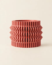 Zigzag Pleat Planter – front view
