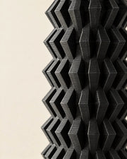 Zigzag Pleat Vase – close-up of the printed texture